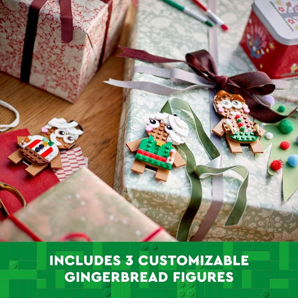 NEW Lego Gingerbread Ornaments Christmas Tree Decor Building Set 40642 Includes - Picture 10 of 16